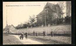 CPA Beaucamps-le-Vieux, Un Coin De La Place D`Armes  - Otros & Sin Clasificación