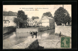 CPA Poix-de-la-Somme, La Riviere Et Abreuvoir  - Other & Unclassified
