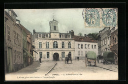 CPA Poix, L`Hôtel-de-Ville  - Otros & Sin Clasificación