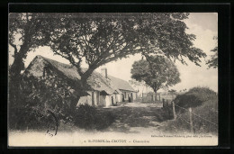CPA St-Firmin-les-Crotoy, Chaumiere  - Le Crotoy