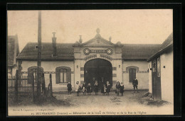 CPA Beuvraignes, Bifurcation De La Route De Tilloloy Et De La Rue De L`Eglise  - Beuvraignes