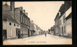 CPA Boves, Rue Victor-Hugo, Vue De La Rue  - Boves