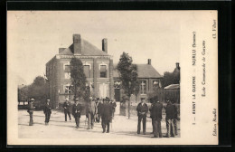 CPA Nurlu, Ecole Communale De Garcons  - Autres & Non Classés