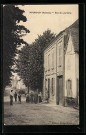 CPA Bourdon, Rue De Louvière  - Otros & Sin Clasificación