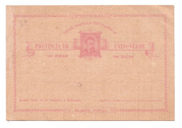 PORTUGAL // PROVINCIA DE CABO-VERDE // BILHETE POSTAL - Other & Unclassified