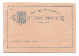 SÃO THOMÉ E PRINCIPE // BILHETE POSTAL - Sao Tome And Principe