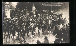AK Wien, XXIII. Eucharistischer Kongress 1912, Das Allerheiligste Im Glas-Galawagen  - Otros & Sin Clasificación