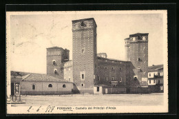 Cartolina Fossano, Castello Dei Principi D`Acaja  - Altri & Non Classificati