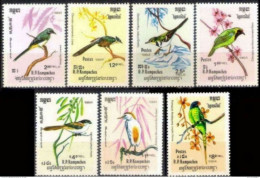 7660  Birds - Oiseaux - Kampuchea Yv 484-90  MNH - 1,95 (12) - Other & Unclassified