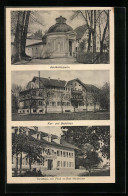 AK Bad Heilbrunn, Gasthaus Zur Post, Adelhaidsquelle, Kur- U. Badehaus  - Altri & Non Classificati