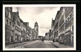 AK Donauwörth, Reichsstrasse Mit Gebäudeansichten  - Donauwörth