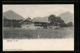 AK Bauer I. D. Au, Blick Auf Ein Gasthaus  - Sonstige & Ohne Zuordnung