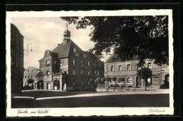 AK Furth Im Wald, Rathaus, Cafe Rathaus  - Furth