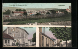 CPA Rixheim, Brauerei Et Saal, Vue Générale  - Sonstige & Ohne Zuordnung