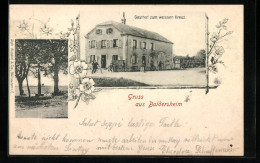 CPA Baldersheim, Gasthof Zum Weissen Kreuz  - Autres & Non Classés