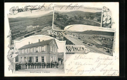 CPA Wingen, Gasthaus J. Wenk, Vue Générale Avec Moderthal  - Andere & Zonder Classificatie