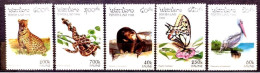 D783  Butterflies - Leopard - Snakes - Bears - Pelicans - Lao 1996 - MNH - 1,65 - Farfalle