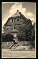 Foto-AK Schömberg /Krs. Calw, Hotel-Pension Haus Am Walde  - Schömberg