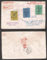 China PRC Lhasa Tibet Registered Cover To Nepal - Storia Postale