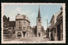 CPA Denain, Eglise Saint-Martin  - Denain