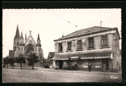 CPA Onnaing, L`Eglise & La Poste  - Autres & Non Classés