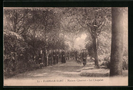 CPA Flers-le-Sart, Maison Charvet, Le Chapelet  - Autres & Non Classés