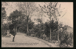 CPA Fournès, École Supérieure Professionelle De Fournès, Jardin-Promenade Des Elèves  - Other & Unclassified