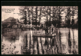 CPA Eppe-Sauvage, Etang Du Moulin, Canotage  - Autres & Non Classés