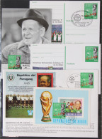 Motiv Fußball Lot 100. Geburtstag Sepp Herberger Gestempelt #JG836 - Otros & Sin Clasificación