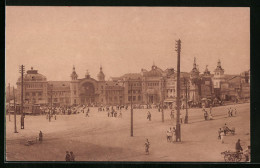 AK Moskau, Bahnhof Der Baltischen Eisenbahn  - Russie