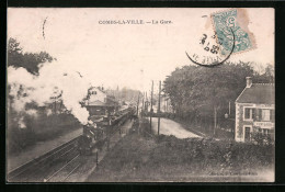 CPA Combs-la-Ville, La Gare, La Gare  - Combs La Ville