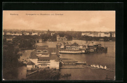 AK Hamburg-St.Georg, Alsterpartie Mit Bootshaus Und Alsterlust  - Mitte