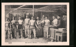 CPA Laon, Manutention Militaire, La Boulangerie  - Laon