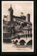 AK Schaffhausen, Rheinbrücke Und Munot  - Sonstige & Ohne Zuordnung