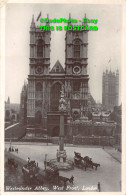 R451895 London. Westminster Abbey. West Front. Selfridge. Hunt Series. 1925 - Autres & Non Classés