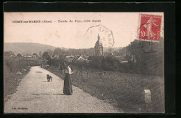 CPA Chézy-sur-Marne, Entrée Du Pays  - Sonstige & Ohne Zuordnung