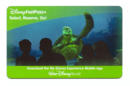 USED DISNEY ADMISSION CARD - Autres & Non Classés