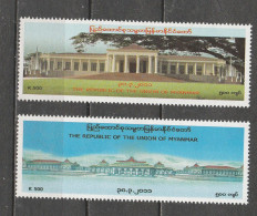 BURMA/MYANMAR STAMP 2011 ISSUED NEW BUILDING NEW GOVERNMENT COMEMORATIVE SET, MNH - Myanmar (Birmanie 1948-...)