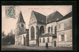 CPA Condé-en-Brie, Place De L'Eglise  - Sonstige & Ohne Zuordnung