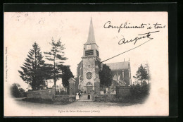 CPA Sains-Richaumont, L'Église  - Other & Unclassified