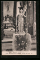 CPA Vailly, Statue De Jeanne D`Arc Par Vermare  - Other & Unclassified