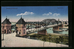 AK Duisburg-Ruhrort, Strassenbahn Auf Der Ruhrbrücke  - Duisburg