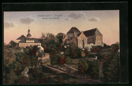 AK Wolkenstein / Erzgeb., Kirche Und Schloss  - Wolkenstein