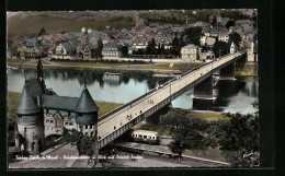 AK Traben-Trarbach / Mosel, Brückenschenk Mit Blick Auf Traben  - Traben-Trarbach