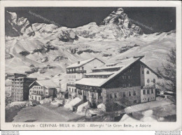 Ar364 Cartolina Valle D'aosta Cervinia Breuil Alberghi - Aosta