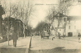11)   LEZIGNAN   -  Avenue De La Gare - Other & Unclassified