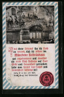 AK München, Münchner Hofbräuhaus, Urkunde  - Autres & Non Classés