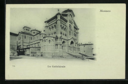 Mondschein-AK Monaco, La Cathedrale  - Other & Unclassified