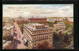 Artista-Cartolina Rome, Park Hotel, Via Sallustiana, Palazzo Della Regina Margherita  - Sonstige & Ohne Zuordnung