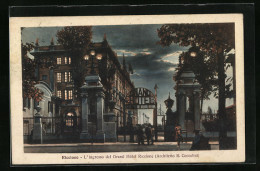 Cartolina Riccione, L`ingresso Del Grand Hôtel Riccione  - Sonstige & Ohne Zuordnung